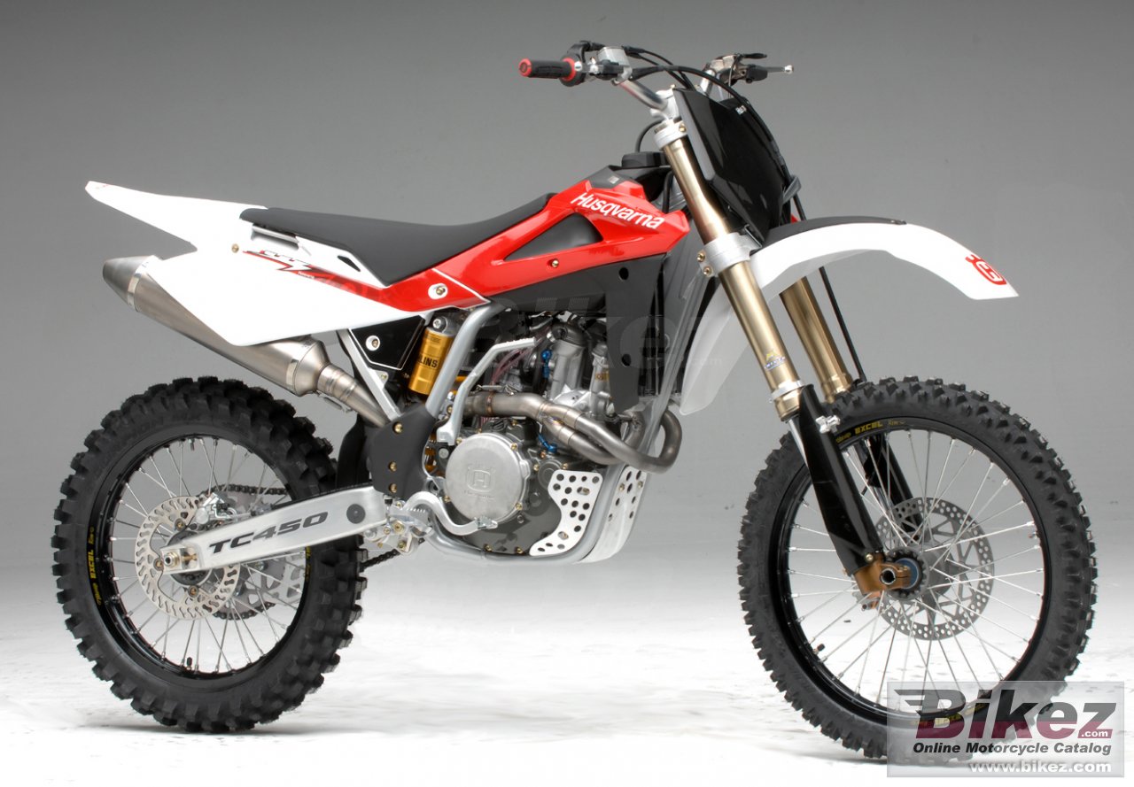 Big Husqvarna tc450 picture and wallpaper from Bikez.com